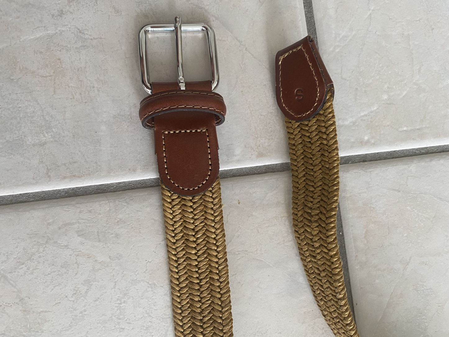 La Ceinture Tressée Lin Alzo