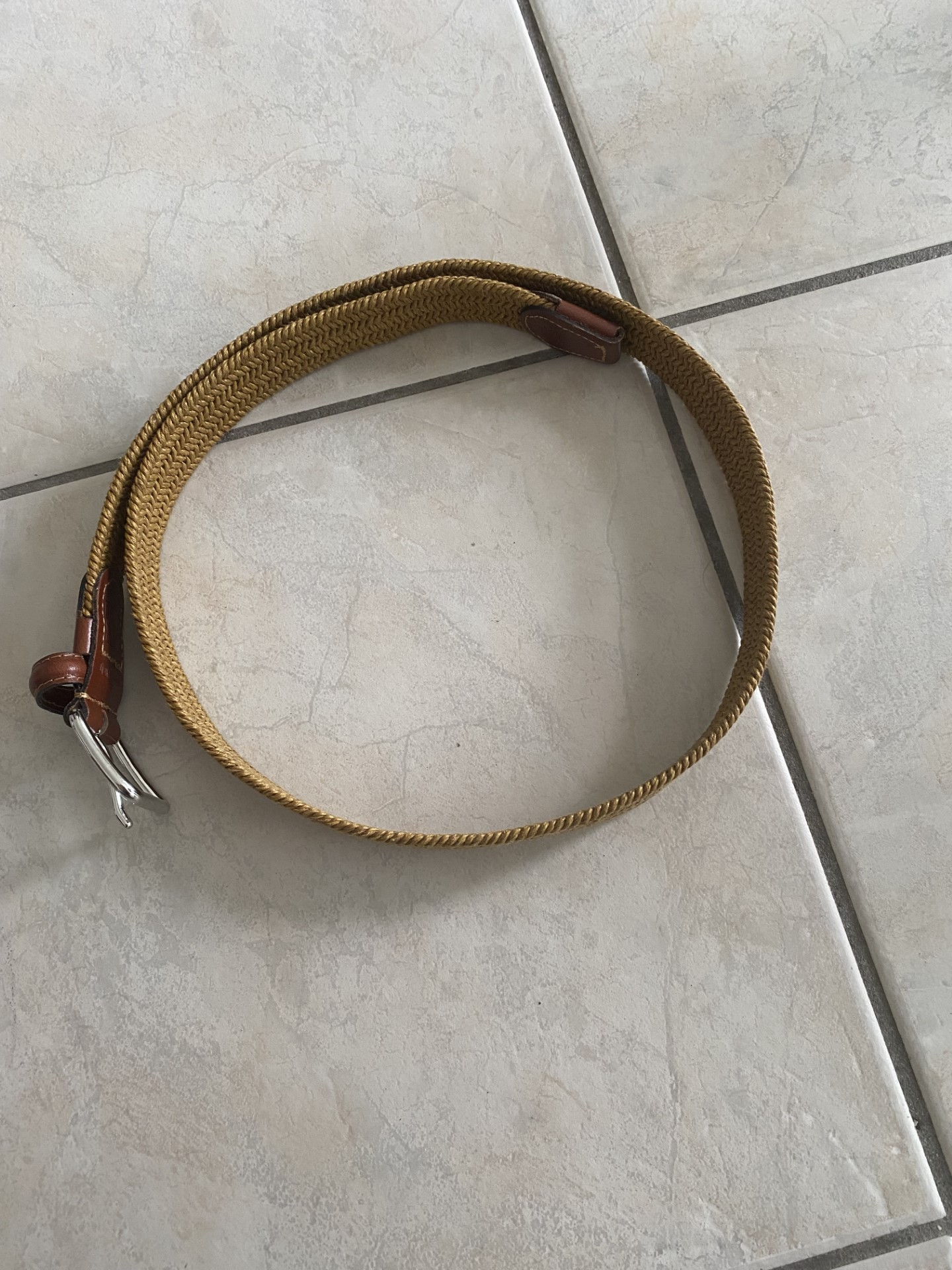 La Ceinture Tressée Lin Alzo